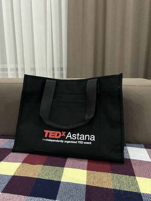 Классная матерчатая сумка-шоппер 38 х 29 х 14,5 см