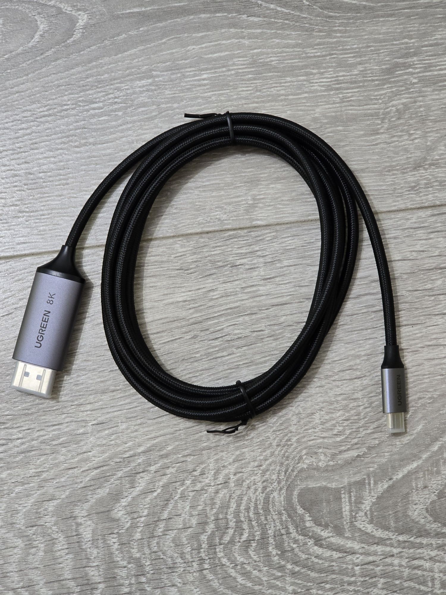 Cablu UGREEN USB-C ↔ DisplayPort 1.4 bidirecțional, 8K 60Hz