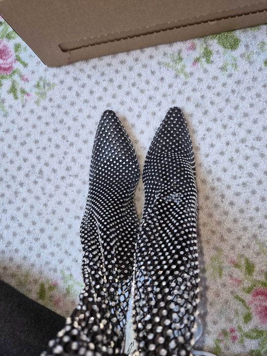 Mango обувки с кристали-нови