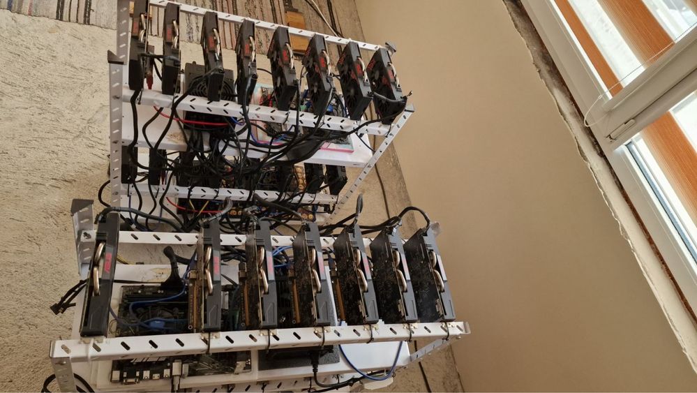Asus p106-100 mining rig/ Риг за криптовалути