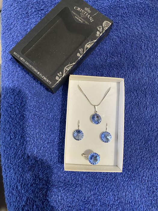 Комплект бижута с елементи Swarovski
