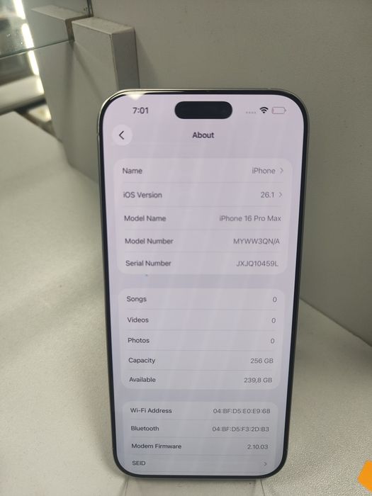 iPhone 16 Pro Max 256 100%