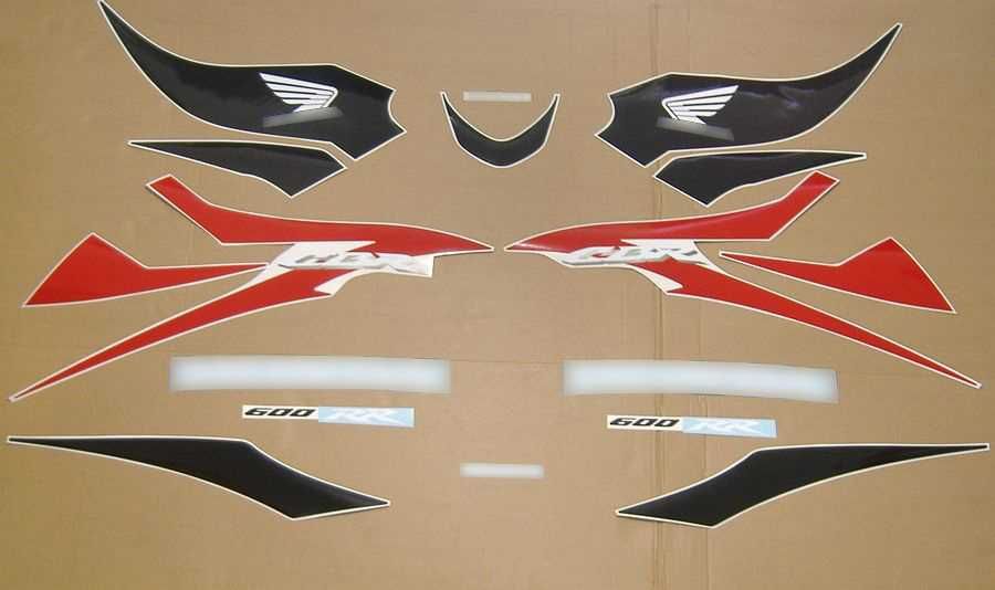 Стикери Honda CBR 600RR 2007г.-2008г. хонда цбр 600 rr рр лепенки
