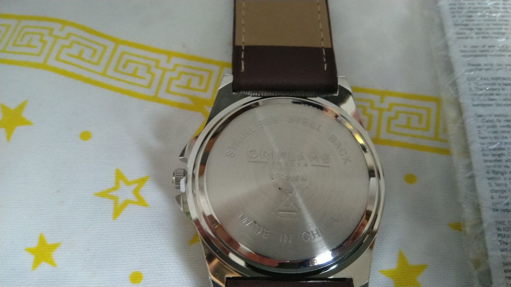 НОВ комплект мъжка чанта и часовник Oriflame Explorer