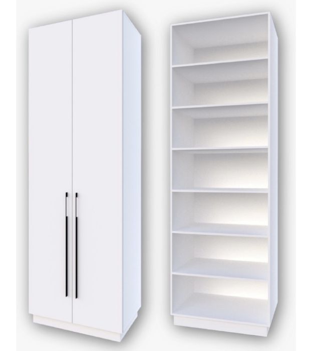 Шкаф распашной новый 80/220/50 белый