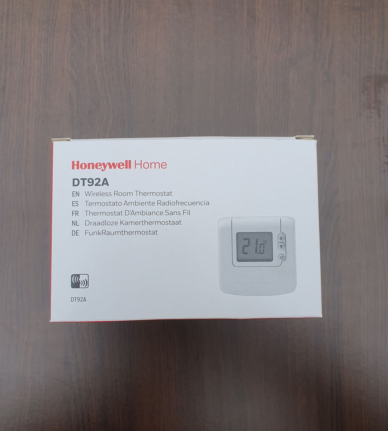 Termostat de ambient, wireless, pentru centrala, Honeywell DT92A