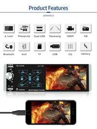 Casetofon Video- ecran 4,1 DVD Mp3 Auto USB Navigatie prin Mirrorlink