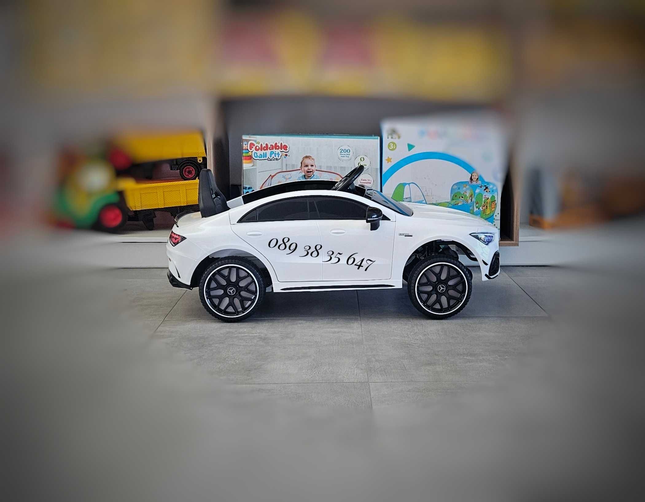 ТОП ЦЕНА!НОВО!Акумулаторна кола Mercedes CLA с 12Vбатерия,4х4,EVA ГУМИ