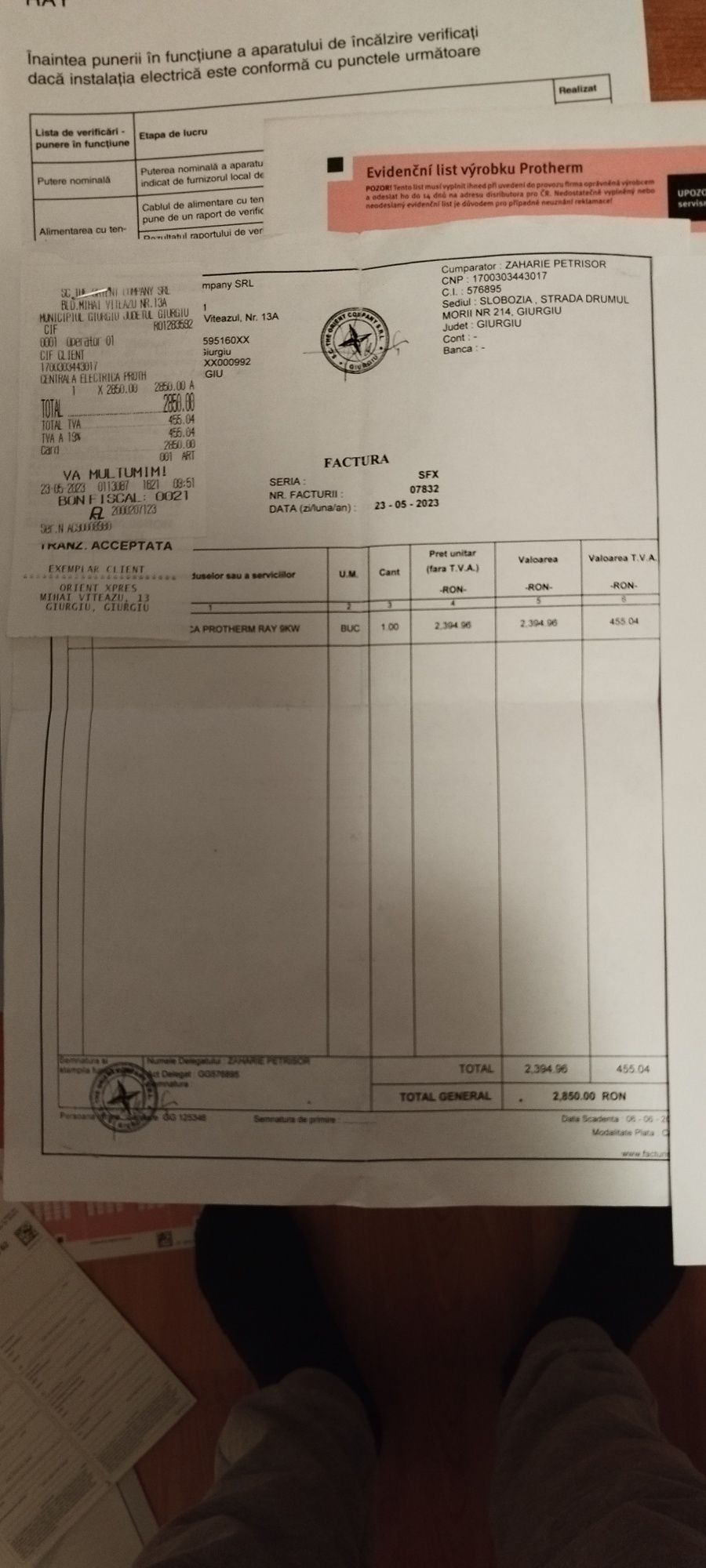 Centrala electrica trifazică 9 kw, nemontata niciodată, in garantie