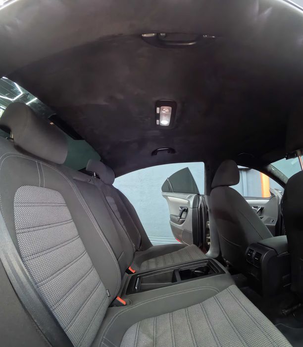 Material textil/alcantara retapitare Renault + kit plafon instelat
