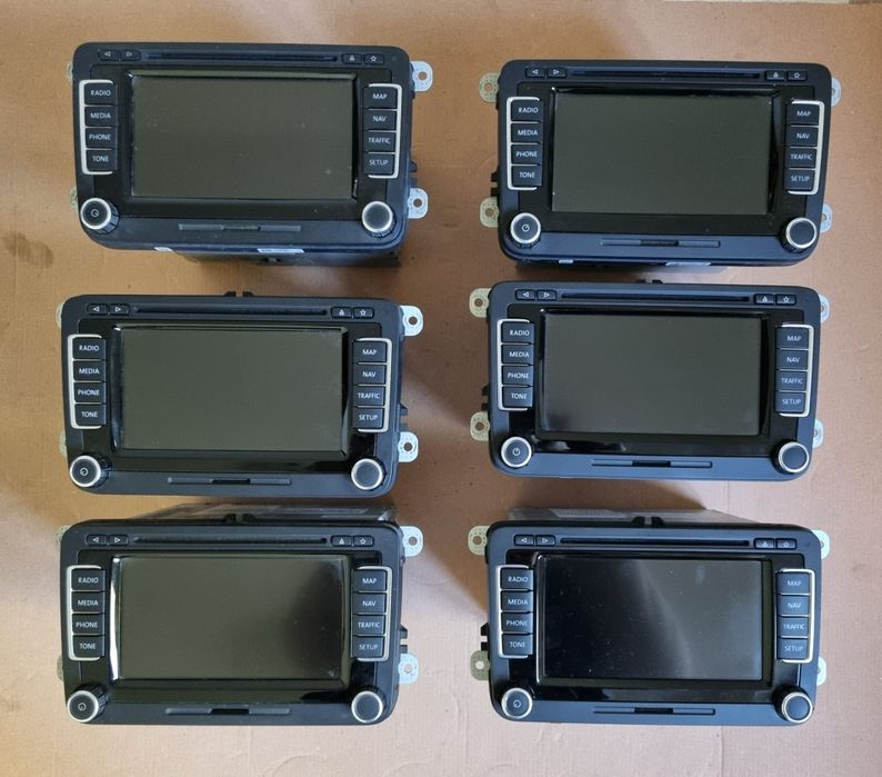 Navigatie mare originala RNS510 LED Passat B6 B7 CC Golf Caddy Touran