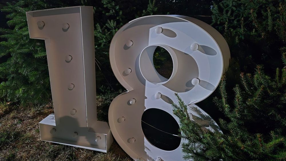 cifre volumetrice luminoase