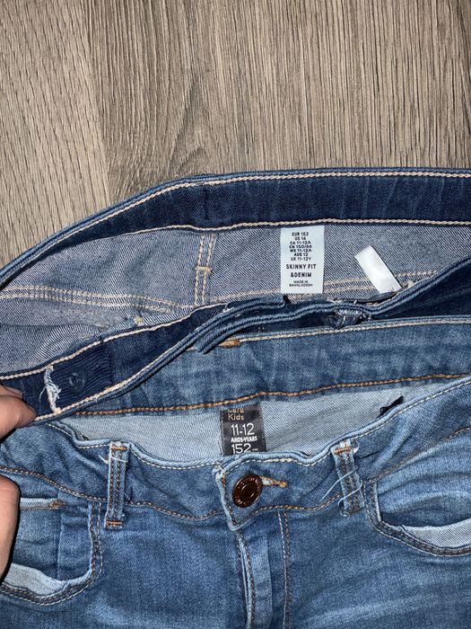 Дънки skinny fit H&M и Zara рр 152 , 11-12г