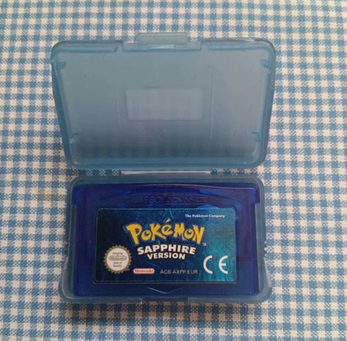 Joc Pokemon Sapphire version (limba engleza) Gameboy Nintendo Advancer