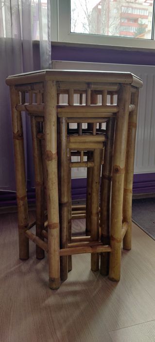 Set bambus suport pentru flori