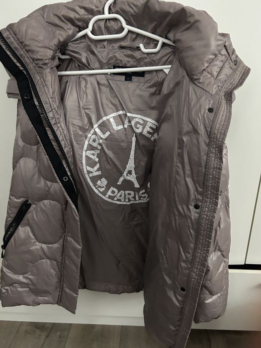 Geacă matlasată Karl Lagerfeld – Mov – Mărimea M