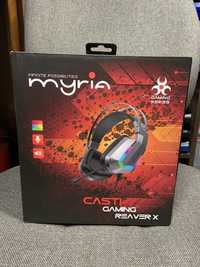 MDM vinde: Casti Gaming Myria Reaver X, MG7807, Gri.