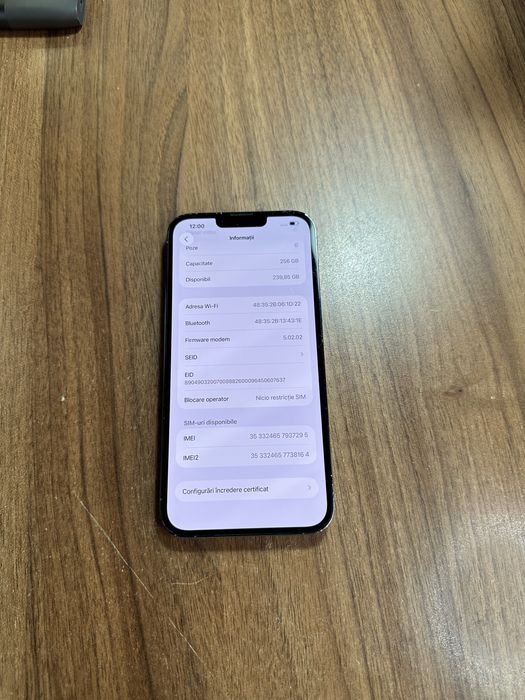 Iphone 13 pro max 256 gb impecabil