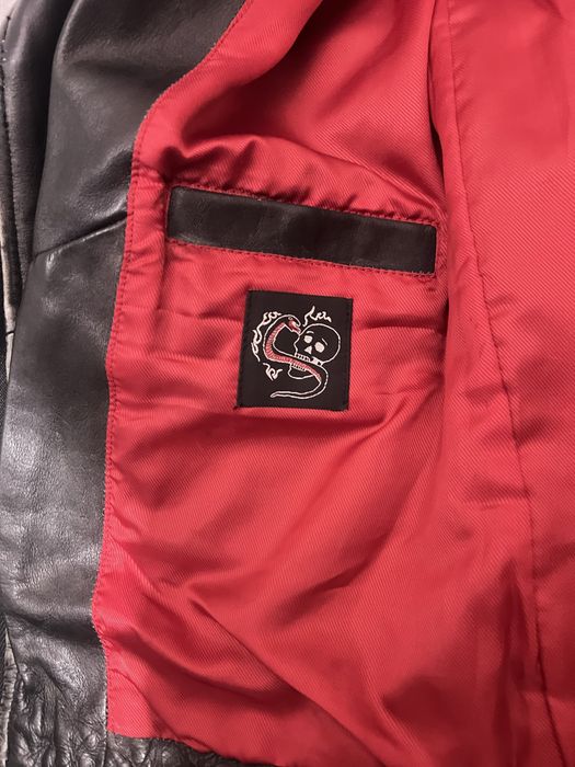 Geaca din Piele vintige naturala Yokohama size 40 M-  Racing Superdry