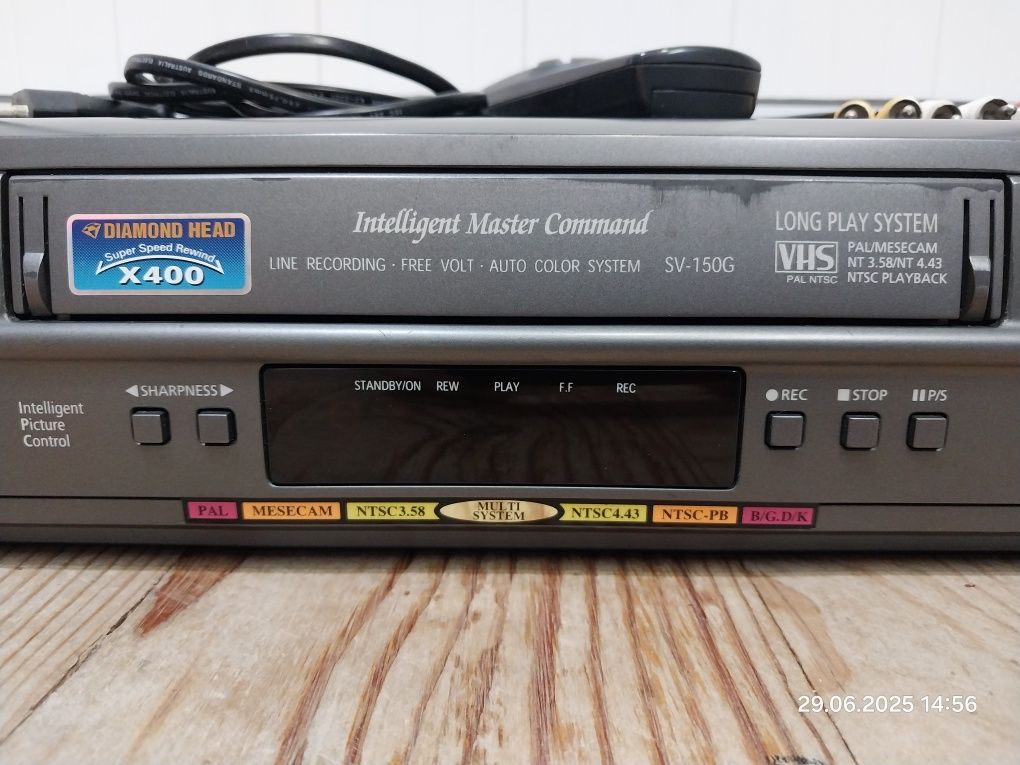 видеомагнитофон samsung sv-150g видео магнитофон