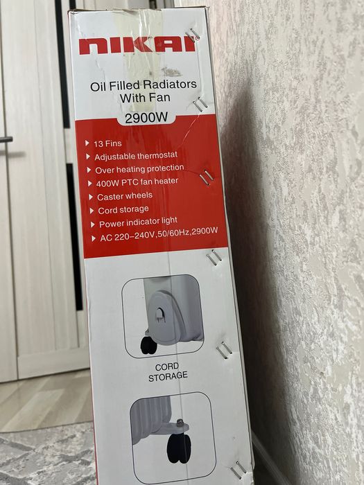 Маслянный обогреватель Nikai