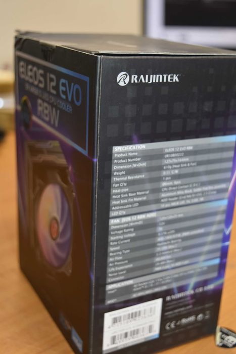 Охладител Raijintek - ELEOS 12 EVO RBW RGB, 120 mm Охладител процесор