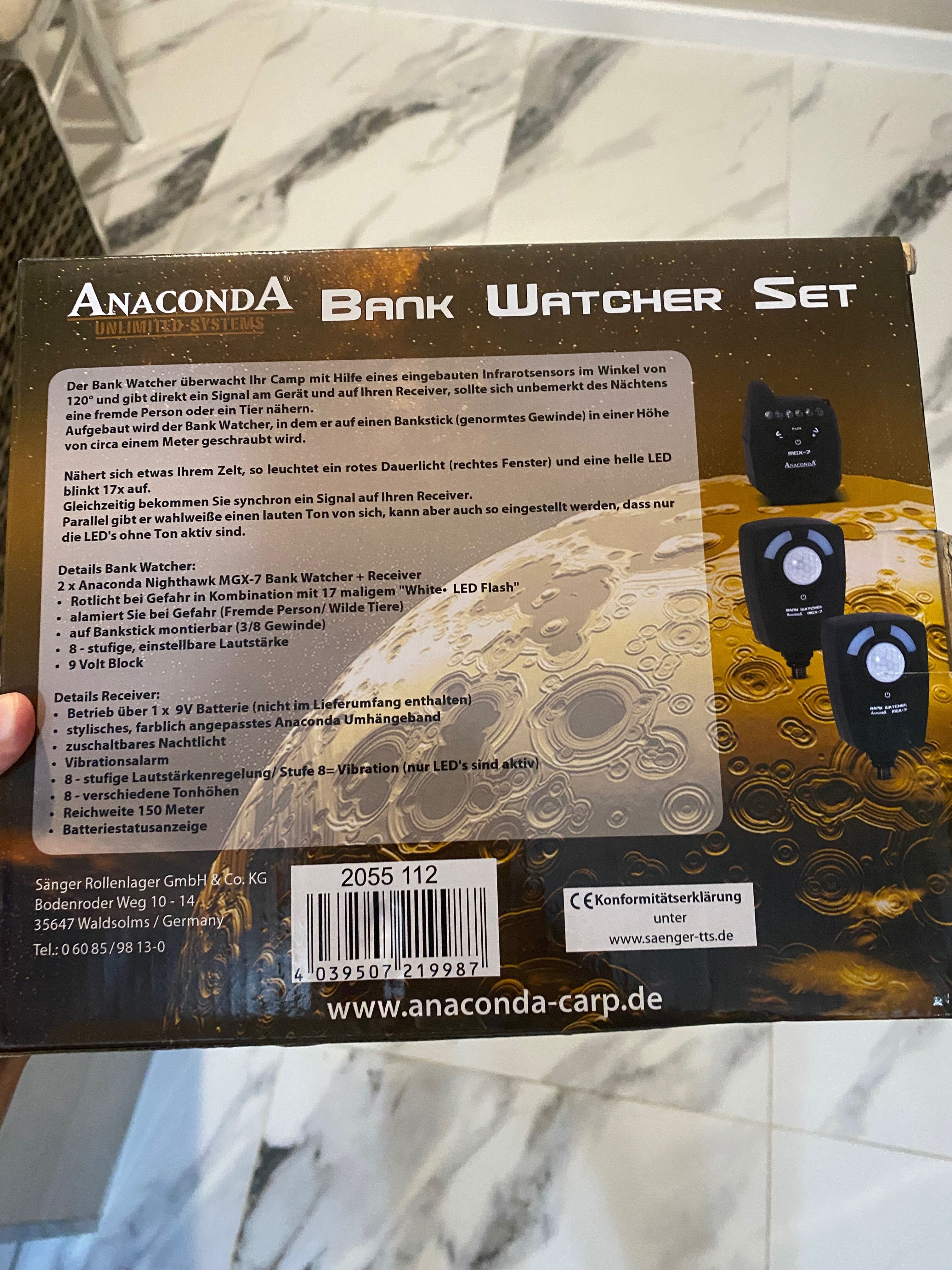 Противоугонная охранная сигнализация Anaconda Bank watcher