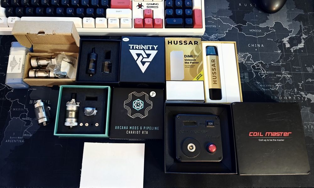 Pachet tigari electronice, atomizoare rta mtl