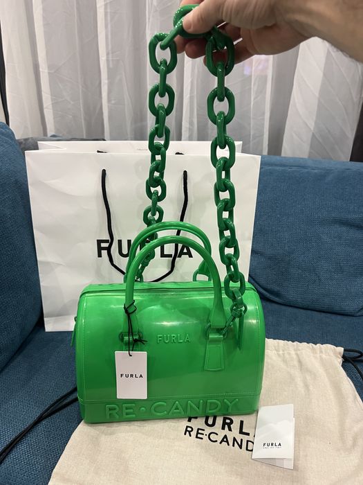 Furla RE-CANDY.100% ориг.С етикети,всичко.ГОЛЕМИЯТ РАЗМЕР