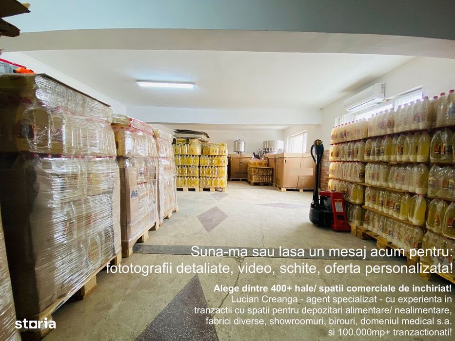 Spatii productie, depozitare, birouri, de la 40mp la 600mp, zona Skoda