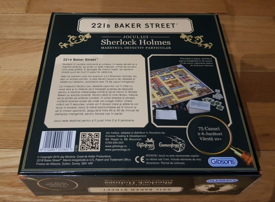 Joc 221B Baker Street - Sherlock Holmes, ca NOU
