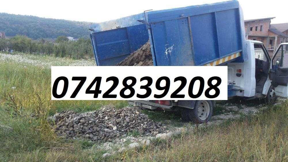 Piatră calcar griblura asfalt nisip balastru moluz miniexcavator.