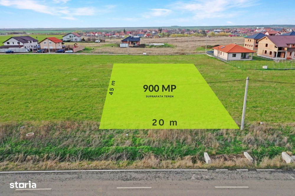 De  vânzare teren intravilan, 900 mp - Dudeștii Noi