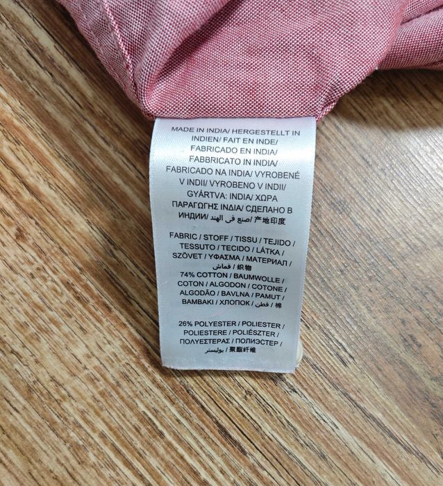 GANT Tech Prep Оригинална мъжка риза Цвят Сьомга Размер XL