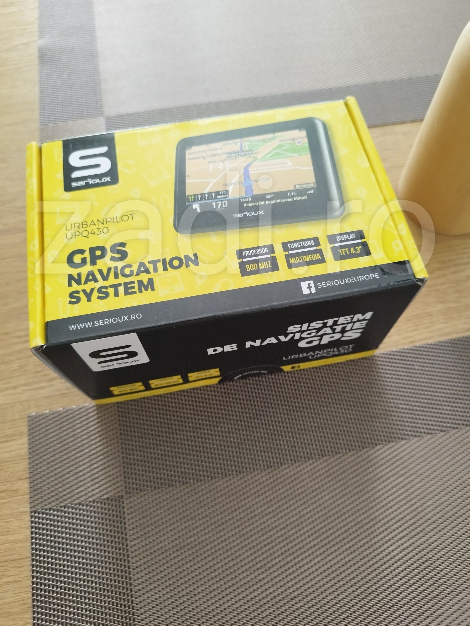 GPS 4.3"-serioux, garantie 3 ani - harti actualizate la zi- auto, tir