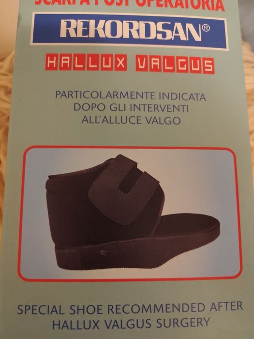 Ортопедична обувка - при контузии и навяхвания, следоперативна