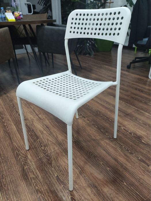 Стул Adde IKEA белый для кухни и офиса