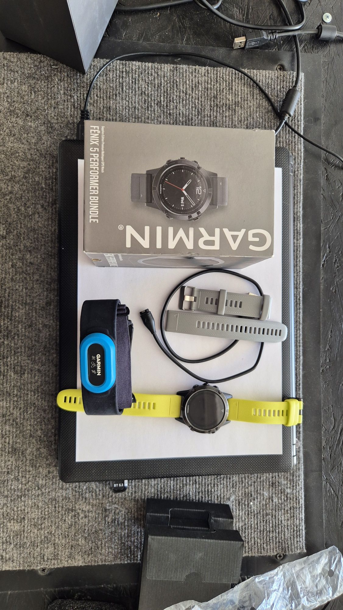Garmin Fenix 5 Performer Bundle Sapphire Edition — премиум мультиспорт