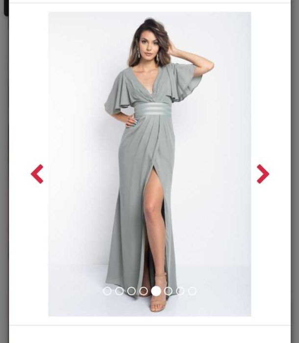 Vand rochie NOUA cu trena, model f frumos mar.36.