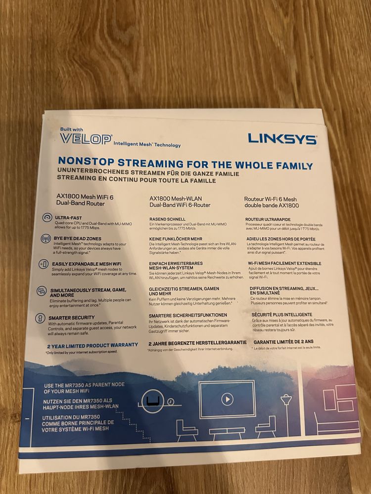 Router Linksys AX1800