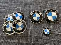 Set embleme BMW Albastru/Alb