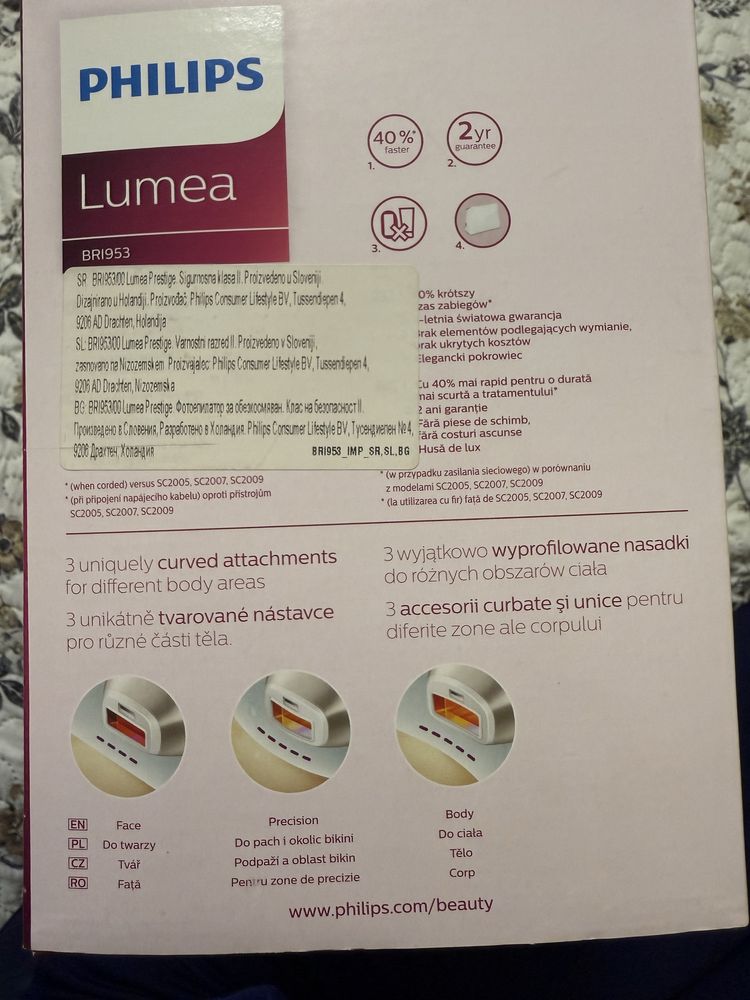 Philips Lumea Prestige BRI953