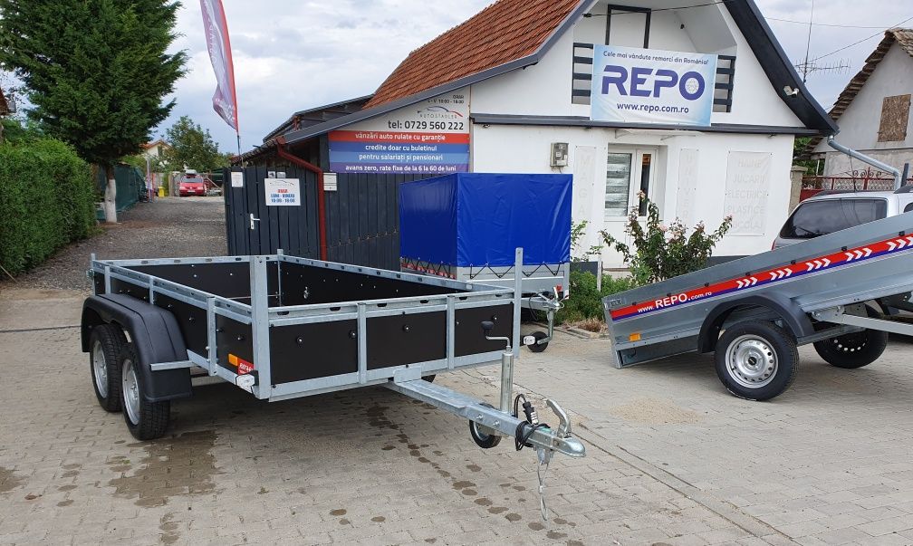 Remorca Rotaru Trailers M 4 tandem 750kg 3m/1,43m