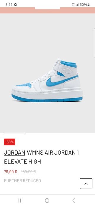 Air Jordan 1 Elevate High, noi, dama mar 36.5