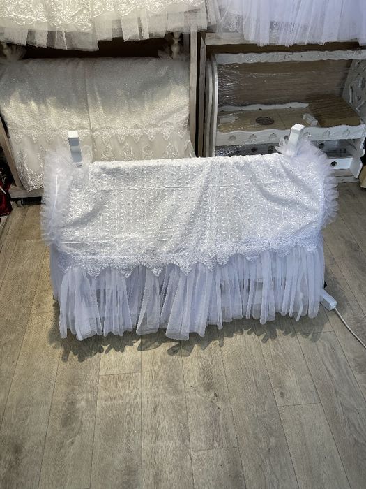 Smart Beshik, o'zi tebranadigan, MDF, Bluetoothli