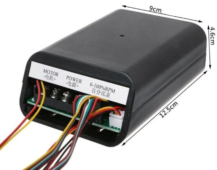 PWM 60A variator turatie DC10-55 schimba sens, cu ventilator! Nou!!