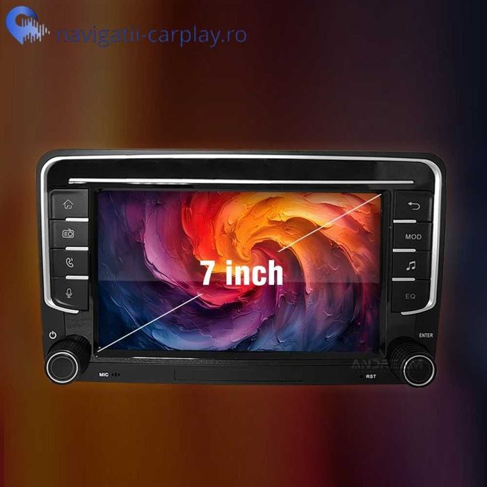 Ecran cu Apple CarPlay / Android Auto Wireless Volkswagen, Skoda, Seat