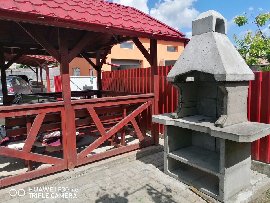 Grătare din beton armat. Grătar de gradina. Grill