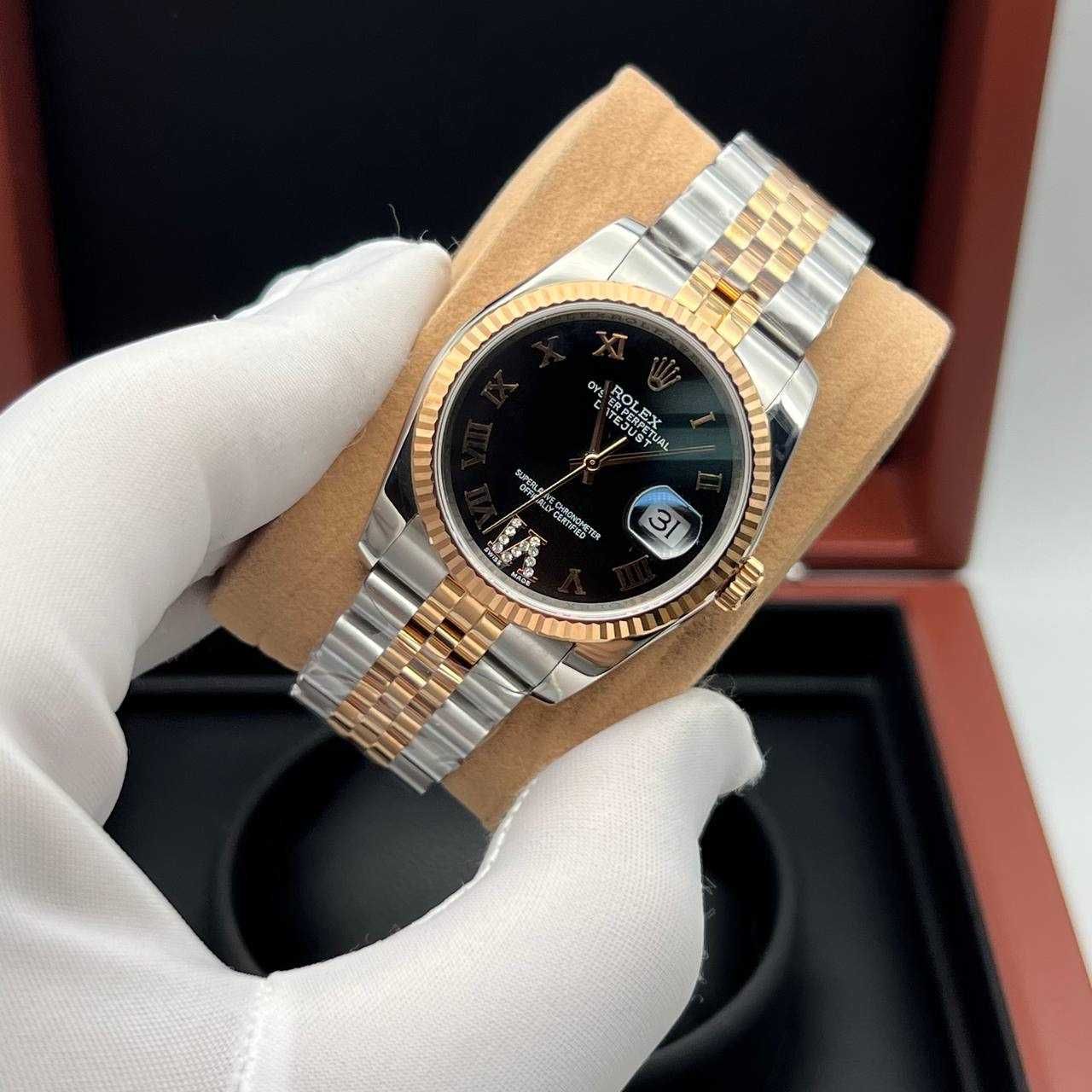 Rolex Datejust 36mm сребро - розово злато 1