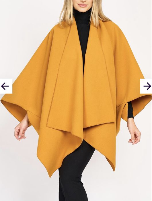 Cardigan / poncho din 100% lână
